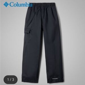 COLUMBIA Boys/ Girls Cypress Brook lll Pants Black Waterproof Size 10-12